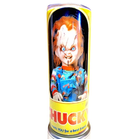 20 Oz Chucky Good Guys Halloween Drink Tumbler - Picture 1 of 6